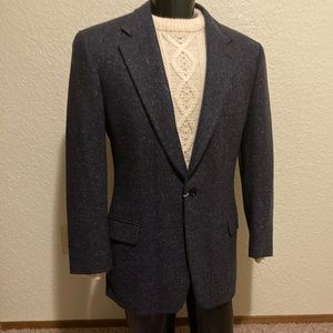 Ermenegildo Zegna Pure Cashmere Tweed Blazer 46R